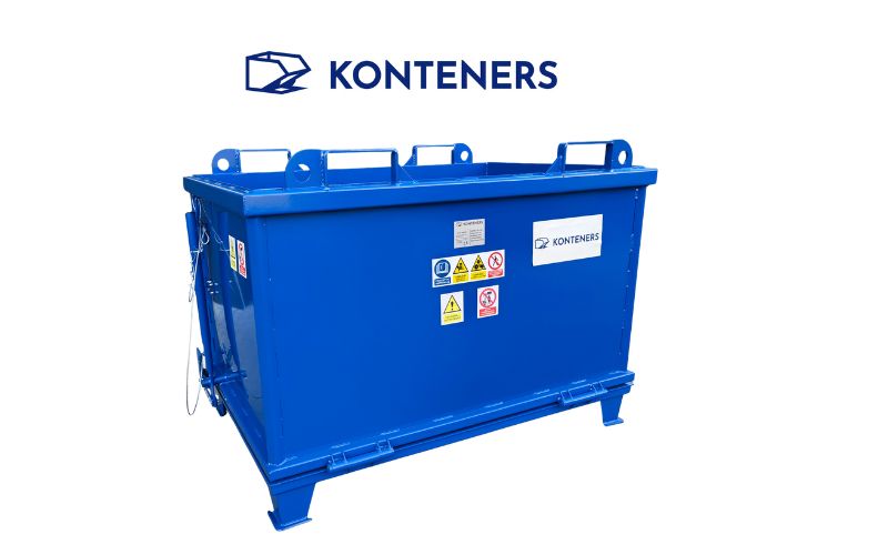 Kontener z otwieranym dnem KD750