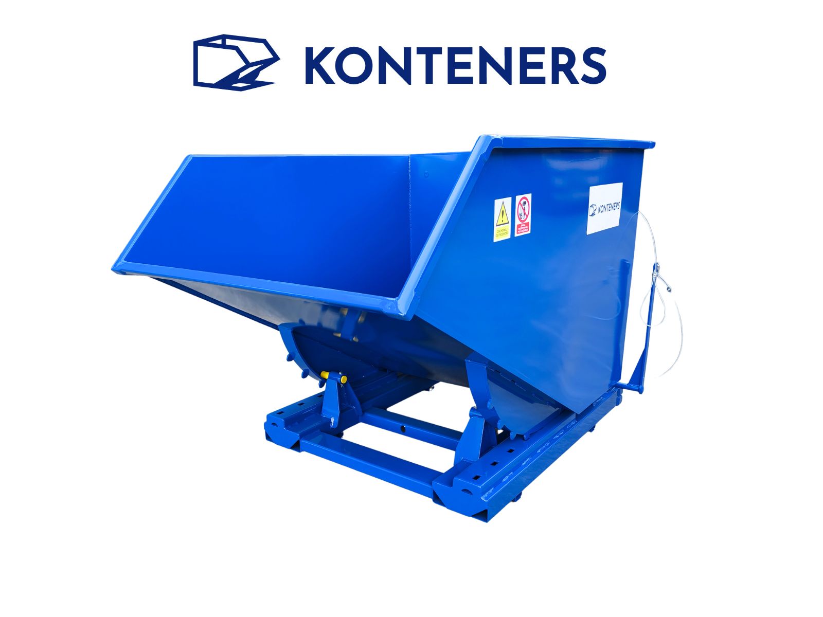 Kontener samowyładowczy K3 1000 - dźwignia