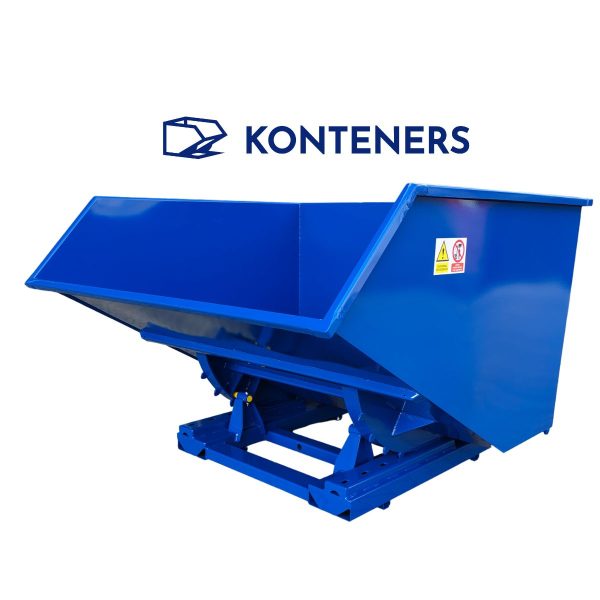 Kontener samowyładowczy K3 1500 1,5m3 - dźwignia