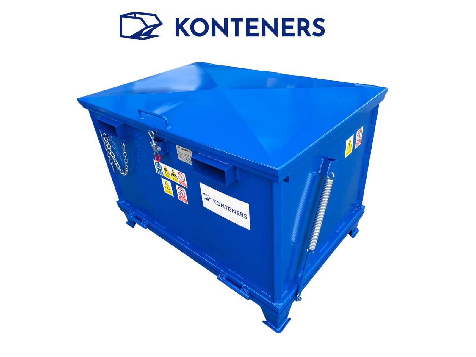 Kontener z otwieranym dnem KD1000 z pokrywą górną Kontener z otwieranym dnem KD1000 z pokrywą górną